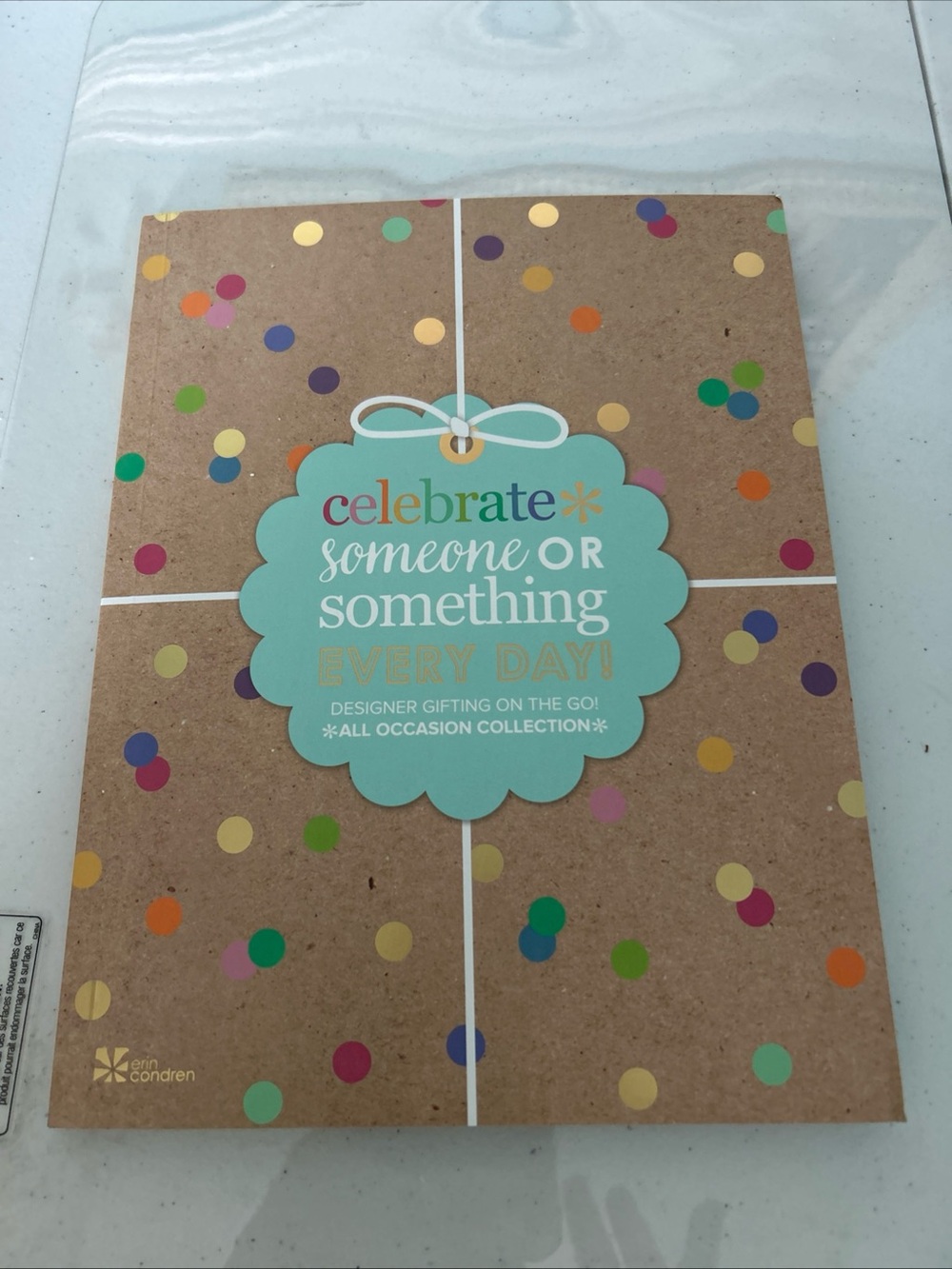 Erin Condren All Occasions Designer Gifting On The Go; wrapping paper,cards,etc